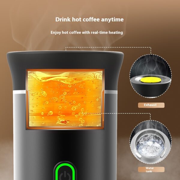 Electric Grinder Coffee Travel Handy 3 In1 Espresso Portable Coffee Espresso Maker Machine Cafe Portable Capsule Coffee Machine Kitchen Gadgets - Image 10