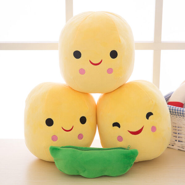 Pea Pod Plush Toy Doll Cute Couple Bean Sleeping Pillow - Image 7