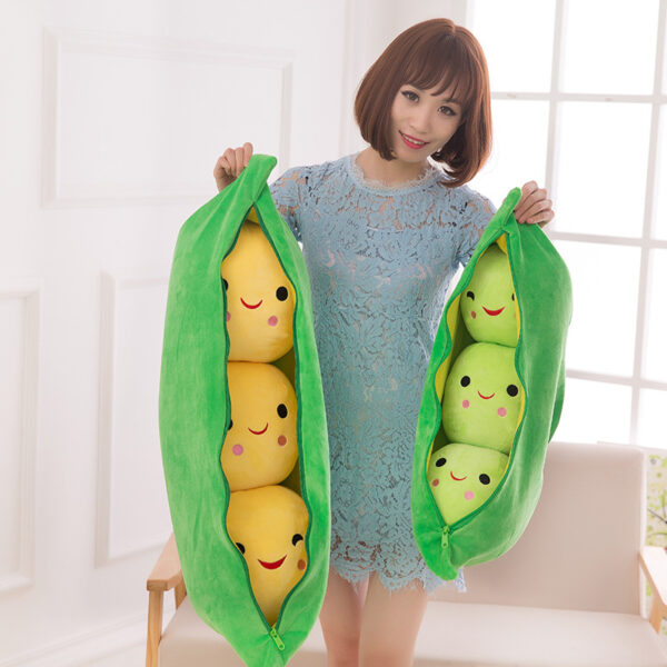 Pea Pod Plush Toy Doll Cute Couple Bean Sleeping Pillow