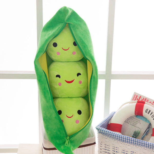 Pea Pod Plush Toy Doll Cute Couple Bean Sleeping Pillow - Image 4