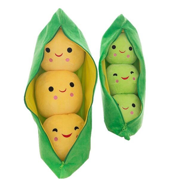 Pea Pod Plush Toy Doll Cute Couple Bean Sleeping Pillow - Image 6