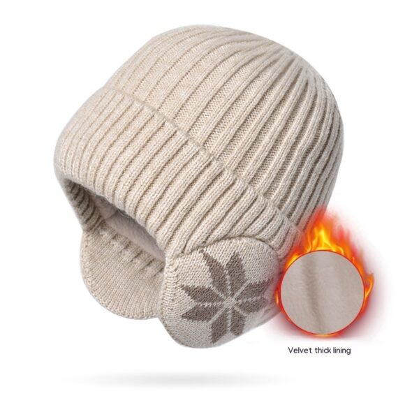 Thermal Knitting Woolen Cap Men's Fleece-lined Thickened Winter Trending Products - Image 7