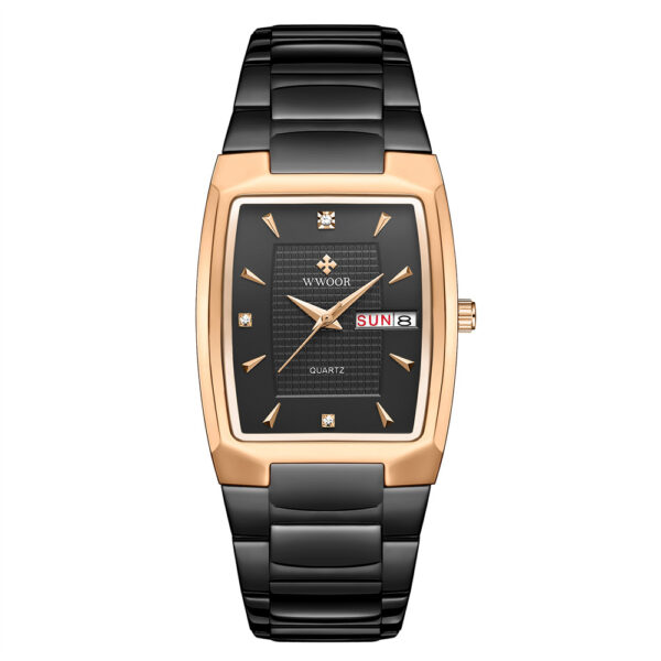 Business Fashion Men's Quartz Waterproof Square Watch - Image 3