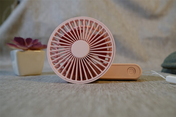 Simple Handheld 3-Speed Folding Fan - Image 3