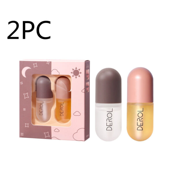 Day Night Instant Volume Lip Plumper Oil Clear Lasting Nourishing Repairing Reduce Lip Fine Line Care Lip Beauty Cosmetic - Image 4