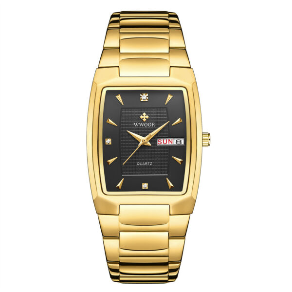 Business Fashion Men's Quartz Waterproof Square Watch - Image 5